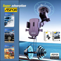Aspor A570 Car/Van Phone Holder Universal 360 Windscreen Dashboard Holder Mount