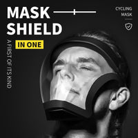 Active Shild Full Face Mask Safety Protective Transparent Shild with Easy