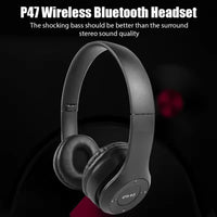 2025 P47 Bluetooth 4.2 Headphone Wireless Headband Sports Earphone Hands