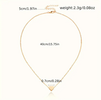Women's Heart Charm Pendant Choker Necklace