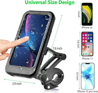 Universal 360° Waterproof Motorcycle Bike Phone Holder