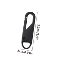 4pcs Multicolor Universal Activity Zipper Pull Heads - Durable Metal Lock