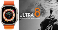2025 Hw8 Ultra 2.02 Inch Smart Watch - Fitness Bracelet Heart Rate Monitor