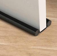 Door Twin Draft Guard Stopper Sound Proof Reduce Noise Door Bottom Sealing