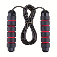 Skipping Rope Tangle-Free with Ball Bearings Rapid Speed Jump Rope Cable and