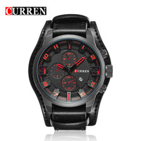 Curren 8225 Men's Luxury Leather Strap Date Wrist Watch