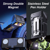 COB LED Adjustable Keychain Flashlight with Magnetic Base