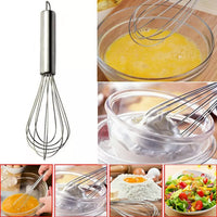 Egg Beater Stainless Steel Egg Beaters Hand Whisk Mixer Stirring Tool Egg