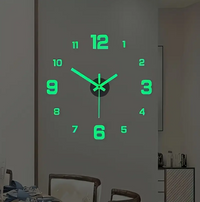 Creative Frameless DIY Wall Clock Wall Decal Home Silent Clock Living Room