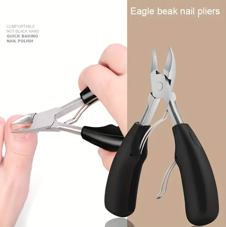 Professional Podiatrist Toenail Clippers, Extra Sharp Pointed Nose Blades