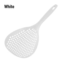 1pcs Household Kitchen Tool Food Straining Spoon Skimmer Anti-scald Plastic