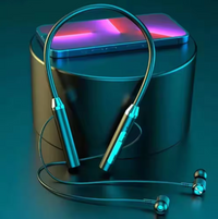 Magnetic Neckband Bluetooth Earphones Wireless TWS Sport Headphones with HD