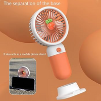 Multifunctional Rechargeable Hand Held Mini Fan - Portable Fan Night Cooler