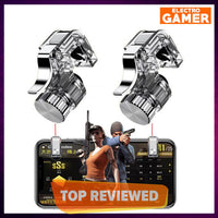 USAMS D9/R11 1 Pair Phone Game Trigger Mobile Game Fire Button Aim Key L1R1 Shoo0ter Controller For PUB.G