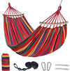 Large Cotton Double Hammock Tree Hammock for Indoor Outdoor Garden Camping