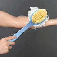 Multi-color Bath Artifact Long Handle Soft Hair Japanese Bath Brush