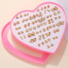 Design Random 36 Pairs/Lot Lovely Mini Earing Cute Snowflakes Cat Butterfly