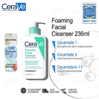 Cerave Cleanser Foaming Cleanser&Acne Control Cleanser 100% Moisturizing