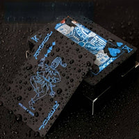 Card Pack Pure Black Magic Box-packed Waterproof PVC Plastic Playing Cards Set