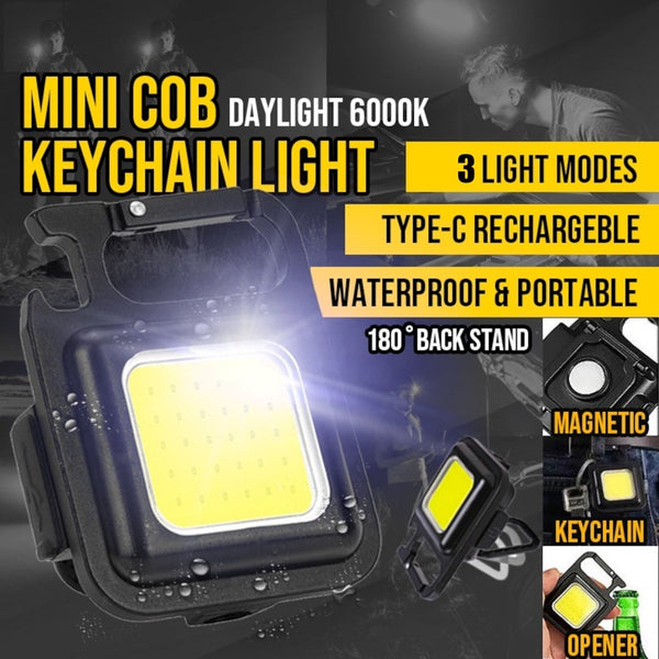 Mini Portable USB Rechargeable Flashlight Xpe COB 3 Modes LED Light Lamp