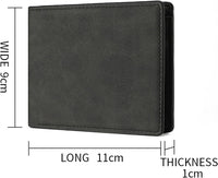 Wallet for Men Slim 6 Credit Card Holder Slots Small Thin Men's Wallet