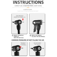 West Biking Mtb Bicycle Pump 80 Psi Bike Manual Air Pump Balloon Tire