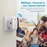 Wireless Wifi Repeater Wifi Range Extender Router Wi-Fi Signal Amplifier 300Mbps