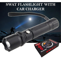 Swat Rechargeable Multifunction Flashlight, Torch