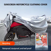 Motorcycle Clothing Peva Single Layer Rainproof Sunscreen Bicycle Cover