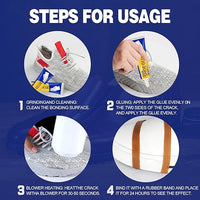 60ml Shoe Adhesive, Plastic Bonding Glue for Footwear, Tool for Home and