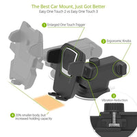 Universal Car Mount Holder for Mobile Phone with Silicone Sucker Suction Cup