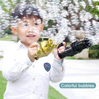 Children's Semi-Automatic Electric Bubble Machine Porous Gatling Machine