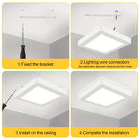 18w/12w LED Panel Light Surface (Round/Square) Ceiling Panel Light Day/yellow
