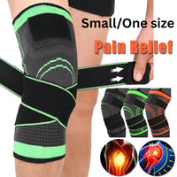 Knee Support Pads Double Strap, Quick-Drying Elastic Knit for Sports