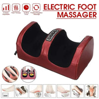 Electric Foot Massager Shiatsu Kneading Deep Tissue Relax Heated Roller Calf