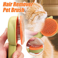 Comfortable Hamburger Cat Brush Stainless Steel Durable Cat Massage Comb Cat