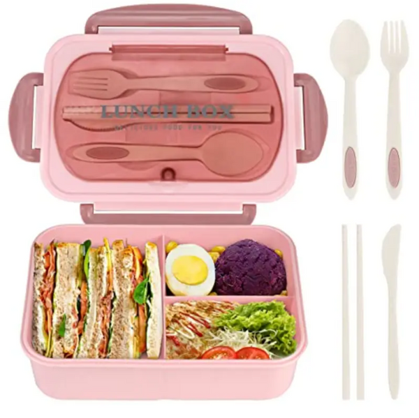 Student Lunch Box Bento Box for Adult, 1000ml Lunch Containers for Adults