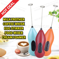 All in 1 Mini Portable Handle Electric Mixer Frother Foamer Stirrer and Beater