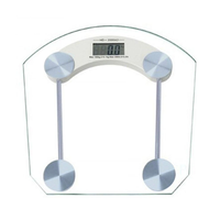 Personal Body Weight Scale Digital Electronic Tempered Glass - Transparent