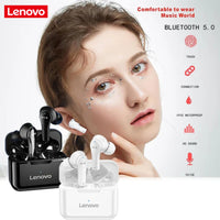 2025 Lenovo Qt82 Ture Wireless Earbuds Touch Control Bluetooth Earphones