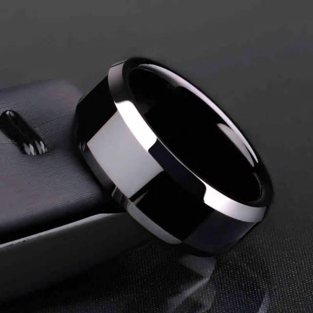 Titanium Black Ring for Men..