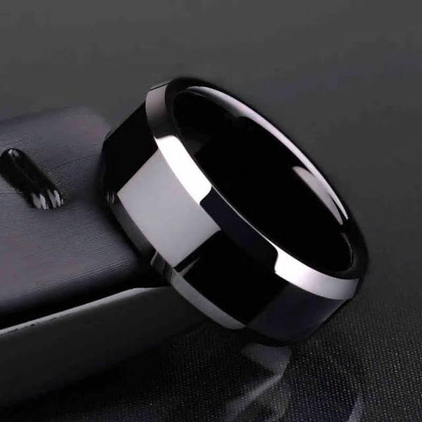 Titanium Black Ring for Men..