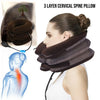 Health Care Cervical Neck Traction Air Bag with 3 Layer Inflatable Pillow