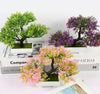 Artificial Plants Bonsai Small Tree Pot Plant Flowers Potted Ornaments for
