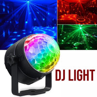 Led Sound Activated Party Lights Control Dj Lighting Disco Ball Strobe Club