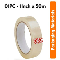 Cello Tape Clear 1" Inch & 2'' Inch 50m & 100m Packaging Tape 1pc Pack and