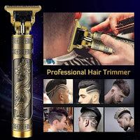 Professional Hair Clipper Vintage T9 Dragon Electric Hair Trimmer Barber