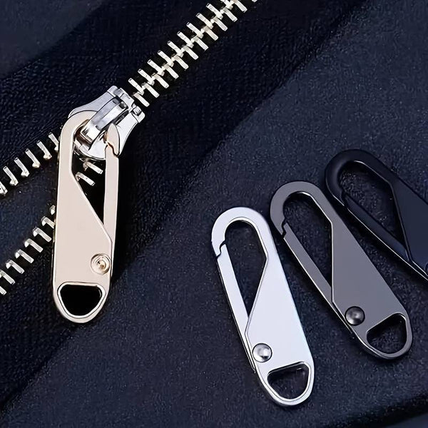 4pcs Multicolor Universal Activity Zipper Pull Heads - Durable Metal Lock