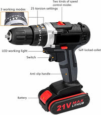 Mini Screwdriver 48v Electric Screwdriver Set 3IN1 Mini Drill Portable