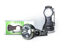 Solar 2-In-1 Hanging Lamp with High Power LED Torch for Indoor and Outdoor
